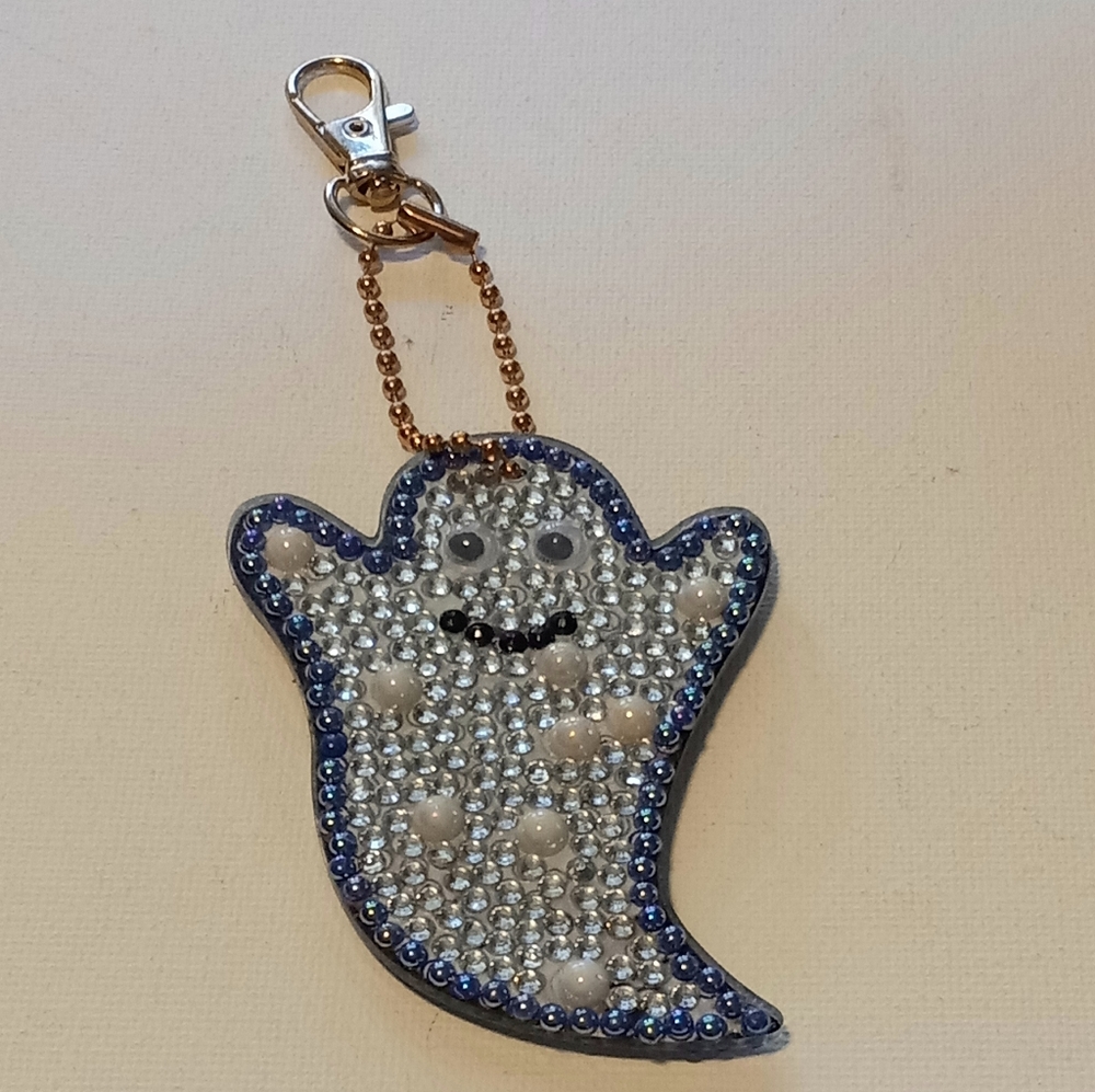 Blingy Ghost Keychain